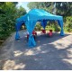 3x4.5 m bahçe garden serisi 40 lık demir
