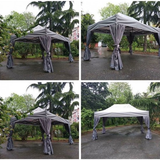 3x4.5 m bahçe garden serisi 40 lık demir