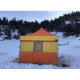 Bagaja sığan 100 cm özel kamp çadırı 2.5x2.5 m