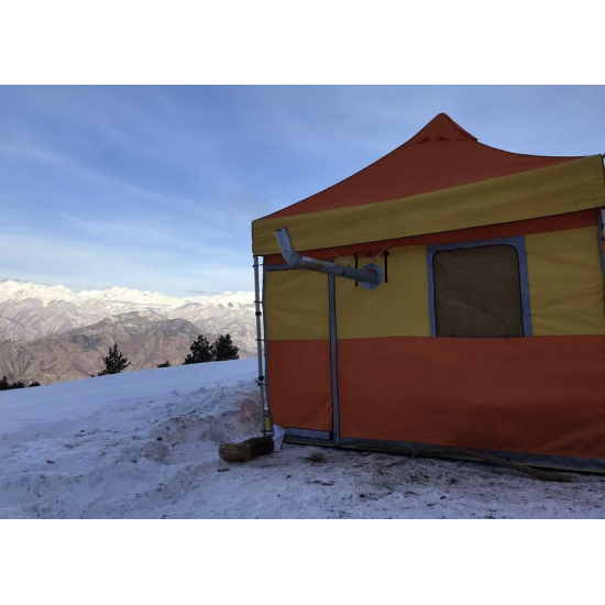 Bagaja sığan 100 cm özel kamp çadırı 2.5x2.5 m
