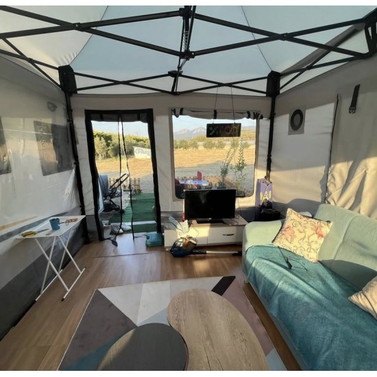 30 luk Demir Profil 3x3 Karavan Çadırı