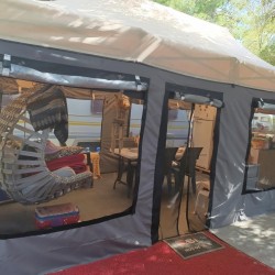 40 lık Demir Profil 3x6 Karavan Çadırı