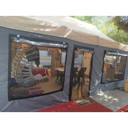 40 lık Demir Profil 3x6 Karavan Çadırı