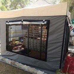 40 lık Demir Profil 3x6 Karavan Çadırı