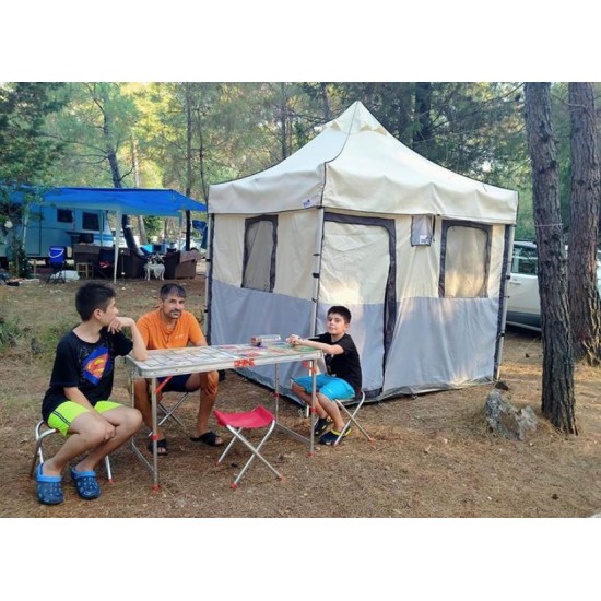 Bagaja sığan 100 cm özel kamp çadırı 3x3