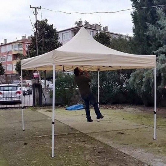 30 luk Demir Profil  3X3 M Gazebo Çadır