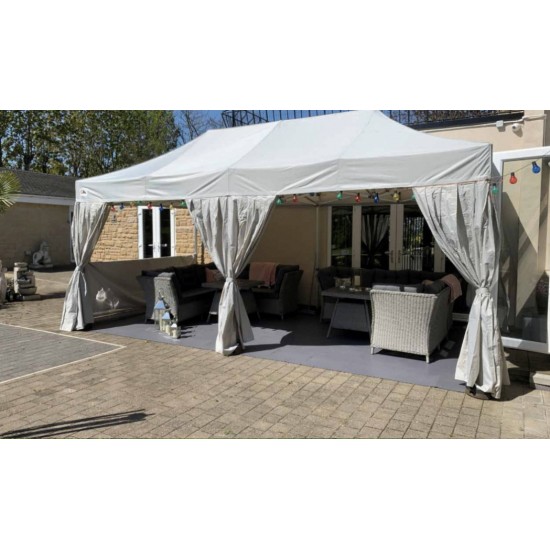 3x6 m bahçe garden serisi 40 lık demir